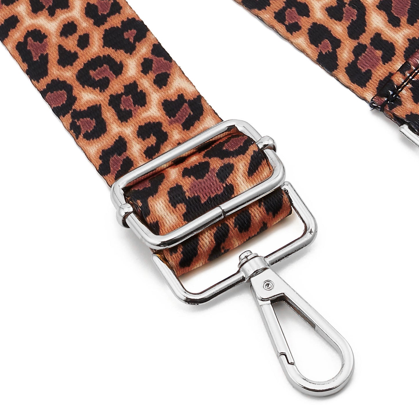 Wide Shoulder Strap Adjustable Replacement Belt Guitar Style Crossbody Bag Handbag Strap Multicolor Canvas Straps(Wide:1.4in,Long:49.2in) (Leopard1)
