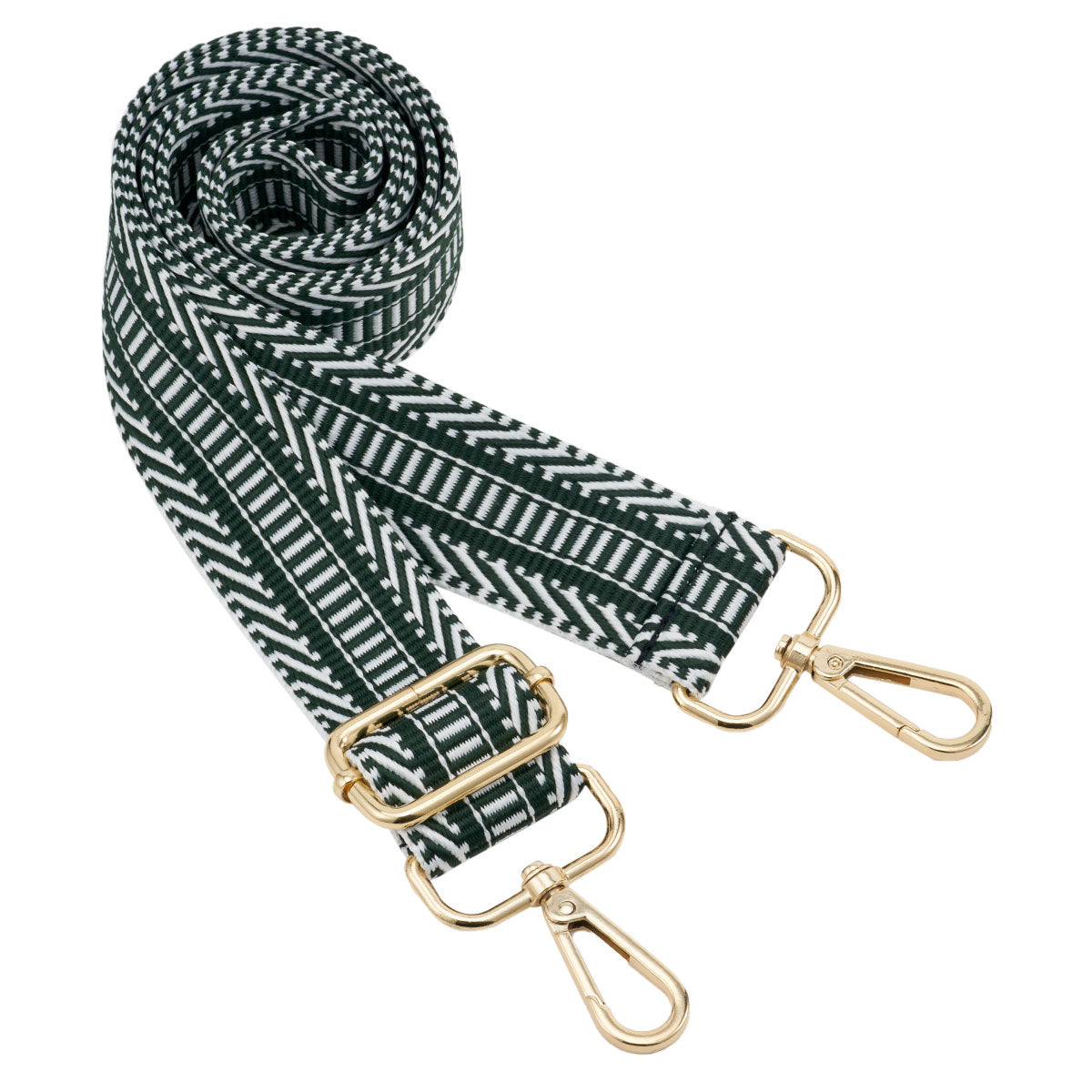 Wide Shoulder Strap Adjustable Replacement Belt Guitar Style Crossbody Bag Handbag Strap Multicolor Canvas Straps(Wide:1.4in,Long:49.2in)