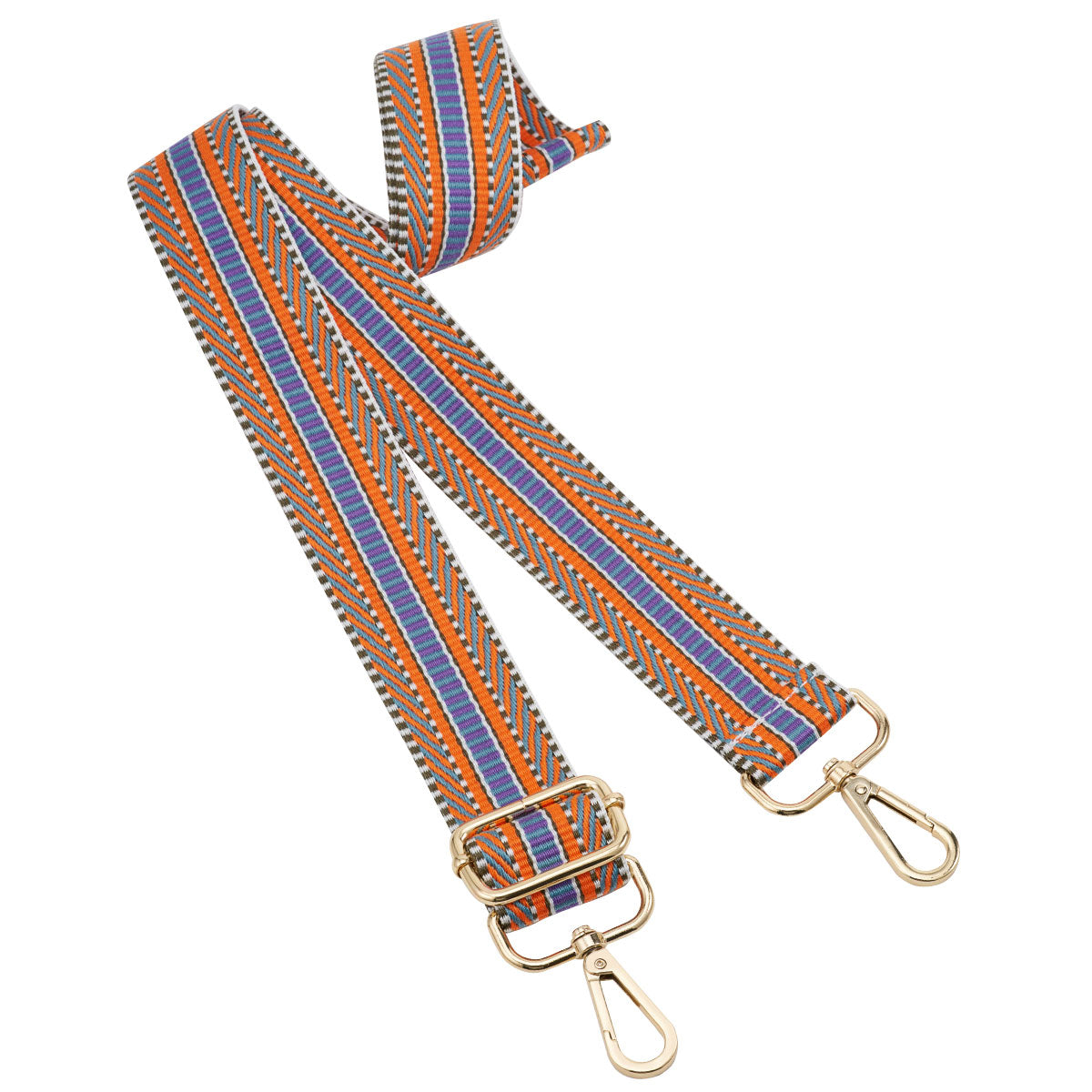 Wide Shoulder Strap Adjustable Replacement Belt Guitar Style Crossbody Bag Handbag Strap Multicolor Canvas Straps(Wide:1.4in,Long:49.2in)