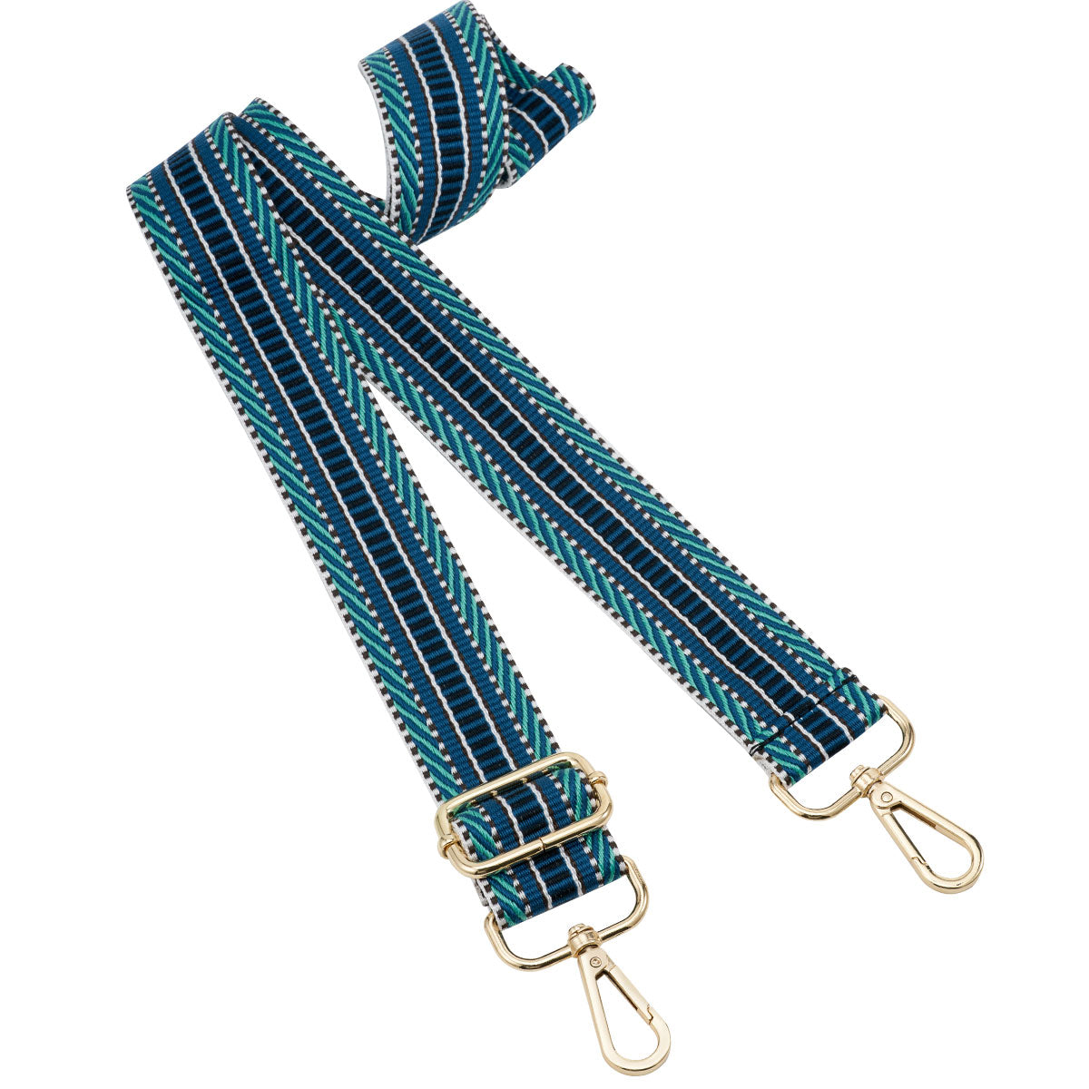 Wide Shoulder Strap Adjustable Replacement Belt Guitar Style Crossbody Bag Handbag Strap Multicolor Canvas Straps(Wide:1.4in,Long:49.2in)