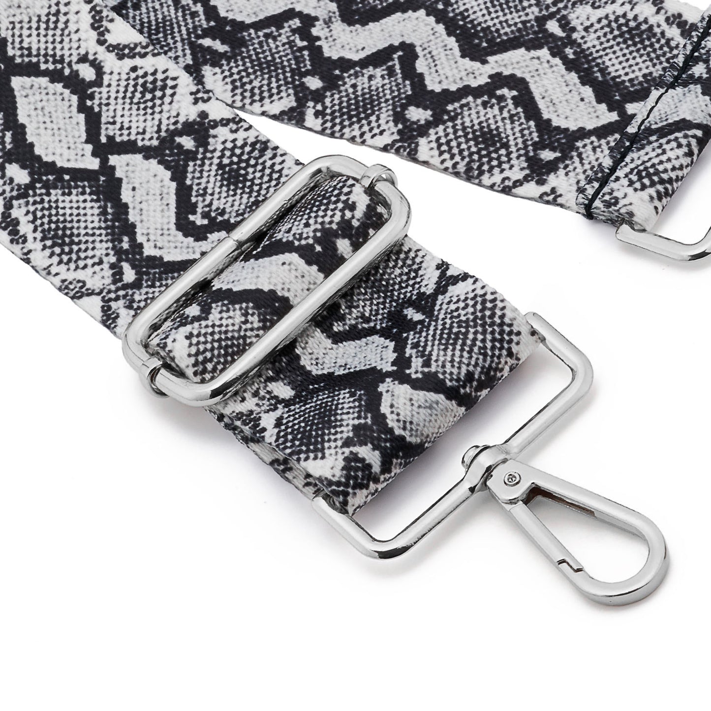 Wide Shoulder Strap Adjustable Replacement Belt Guitar Style Crossbody Bag Handbag Strap Multicolor Canvas Straps(wide: 1.97"(5CM),Long:49.2in) (Snake pattern3)
