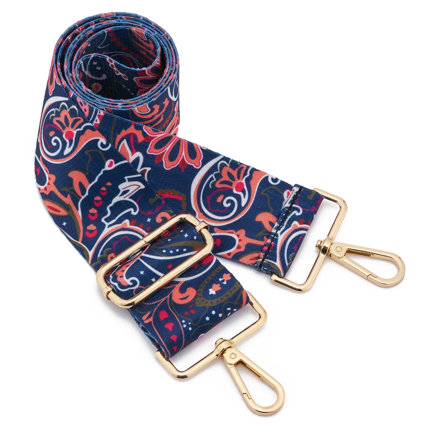 Wide Shoulder Strap Adjustable Replacement Belt Guitar Style Crossbody Bag Handbag Strap Multicolor Canvas Straps(wide: 1.97"(5CM),Long:49.2in)