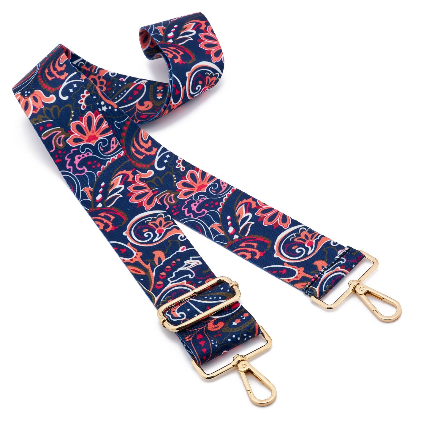 Wide Shoulder Strap Adjustable Replacement Belt Guitar Style Crossbody Bag Handbag Strap Multicolor Canvas Straps(wide: 1.97"(5CM),Long:49.2in)