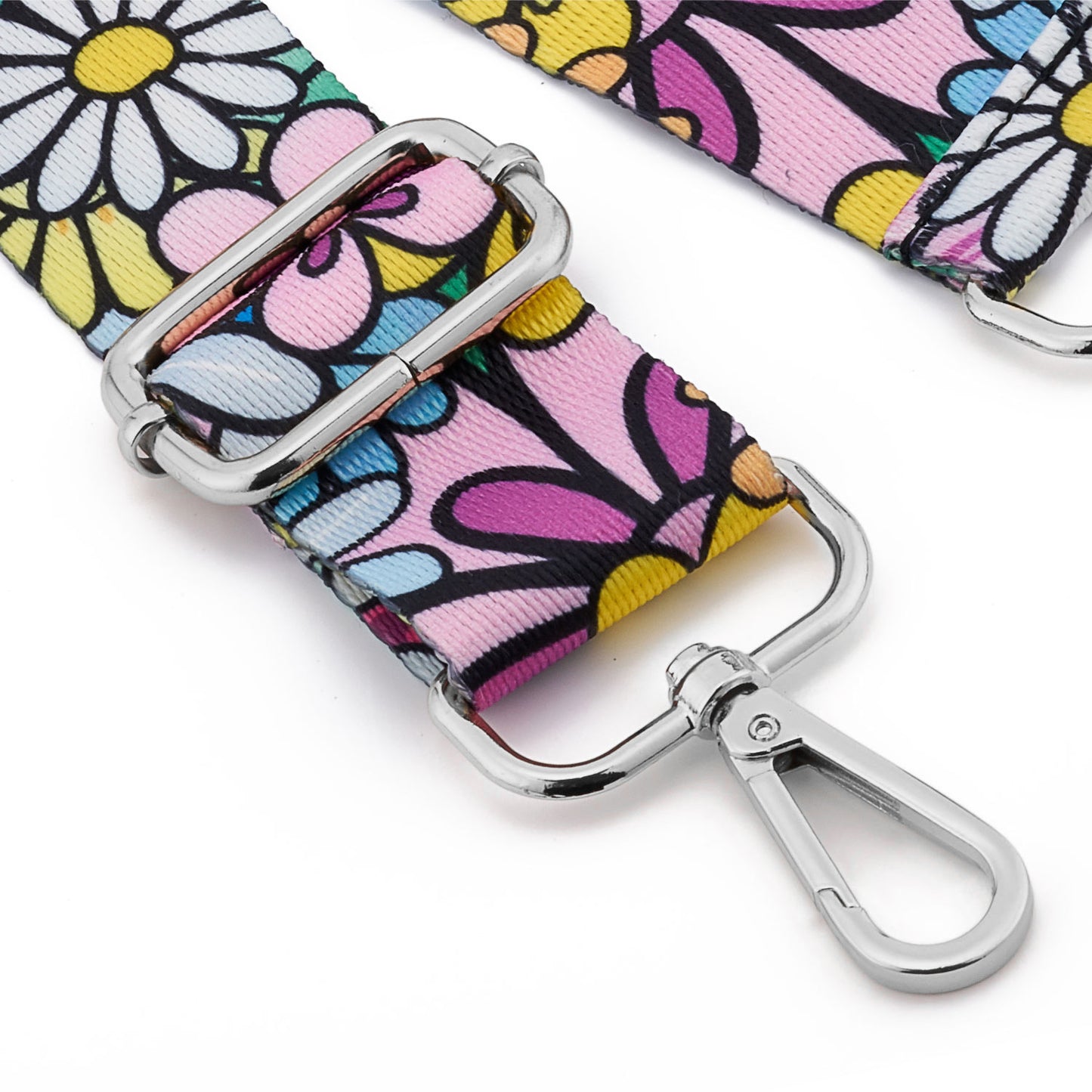 Wide Shoulder Strap Adjustable Replacement Belt Guitar Style Crossbody Bag Handbag Strap Multicolor Canvas Straps(Wide:1.4in,Long:49.2in)