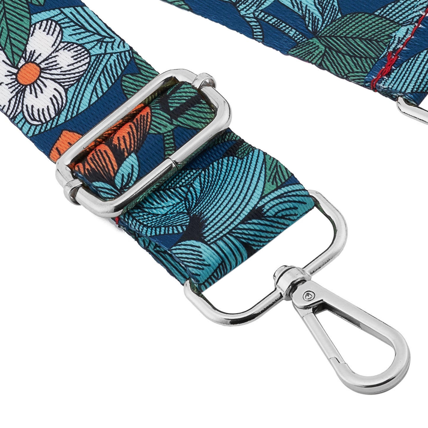 Wide Shoulder Strap Adjustable Replacement Belt Guitar Style Crossbody Bag Handbag Strap Multicolor Canvas Straps(Wide:1.4in,Long:49.2in)