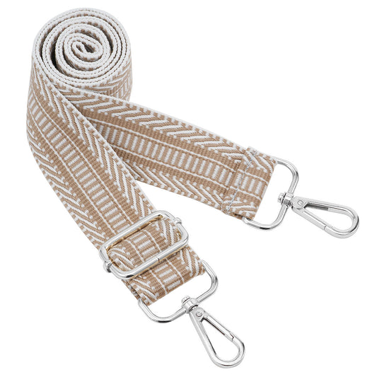 Wide Shoulder Strap Adjustable Replacement Belt Guitar Style Crossbody Bag Handbag Strap Multicolor Canvas Straps(Wide:1.4in,Long:49.2in)