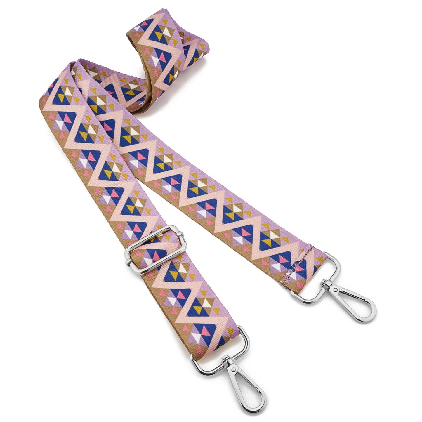 Wide Shoulder Strap Adjustable Replacement Belt Guitar Style Crossbody Bag Handbag Strap Multicolor Canvas Straps(Wide:1.4in,Long:49.2in) (Color25)