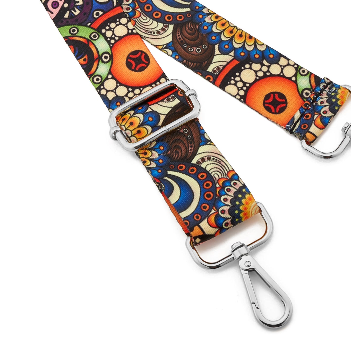 Wide Shoulder Strap Adjustable Replacement Belt Guitar Style Crossbody Bag Handbag Strap Multicolor Canvas Straps(Wide:1.4in,Long:49.2in) (Color25)