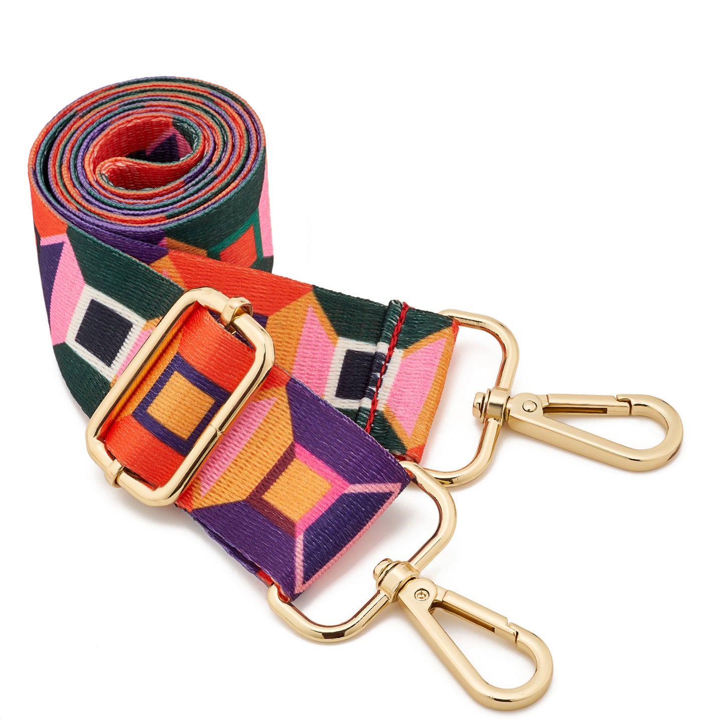 Wide Shoulder Strap Adjustable Replacement Belt Guitar Style Crossbody Bag Handbag Strap Multicolor Canvas Straps(Wide:1.4in,Long:49.2in)
