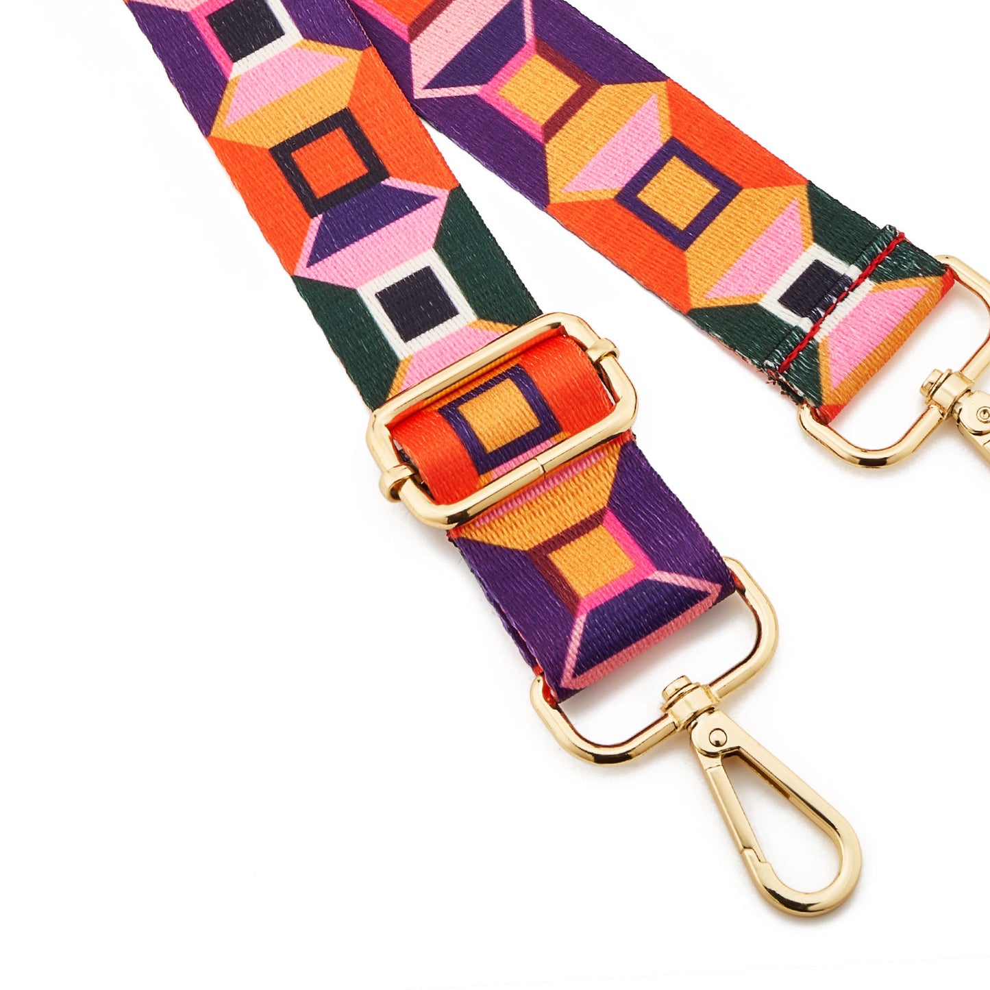 Wide Shoulder Strap Adjustable Replacement Belt Guitar Style Crossbody Bag Handbag Strap Multicolor Canvas Straps(Wide:1.4in,Long:49.2in)