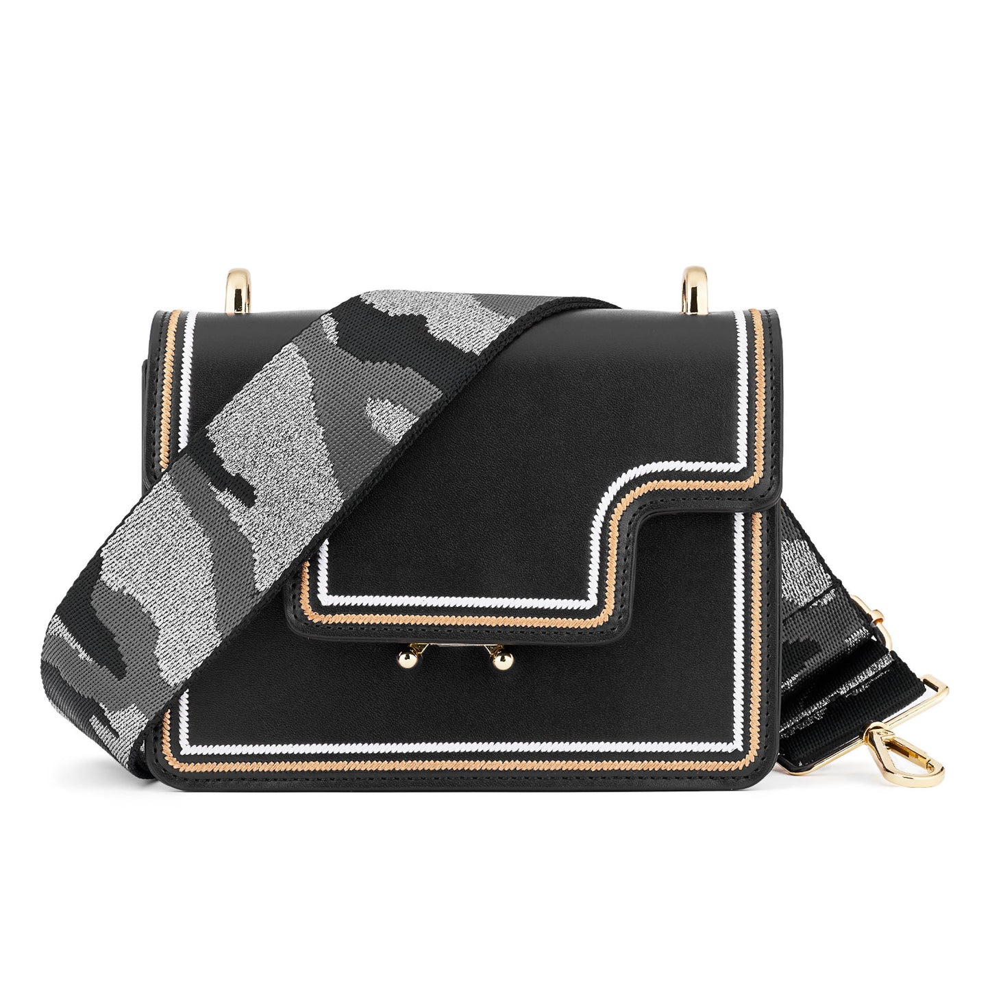 Wide Shoulder Strap Adjustable Replacement Belt Guitar Style Crossbody Bag Handbag Strap Multicolor Canvas Straps(wide: 1.97"(5CM),Long:49.2in)