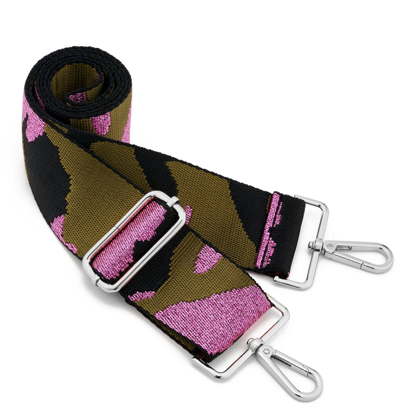 Wide Shoulder Strap Adjustable Replacement Belt Guitar Style Crossbody Bag Handbag Strap Multicolor Canvas Straps(wide: 1.97"(5CM),Long:49.2in)