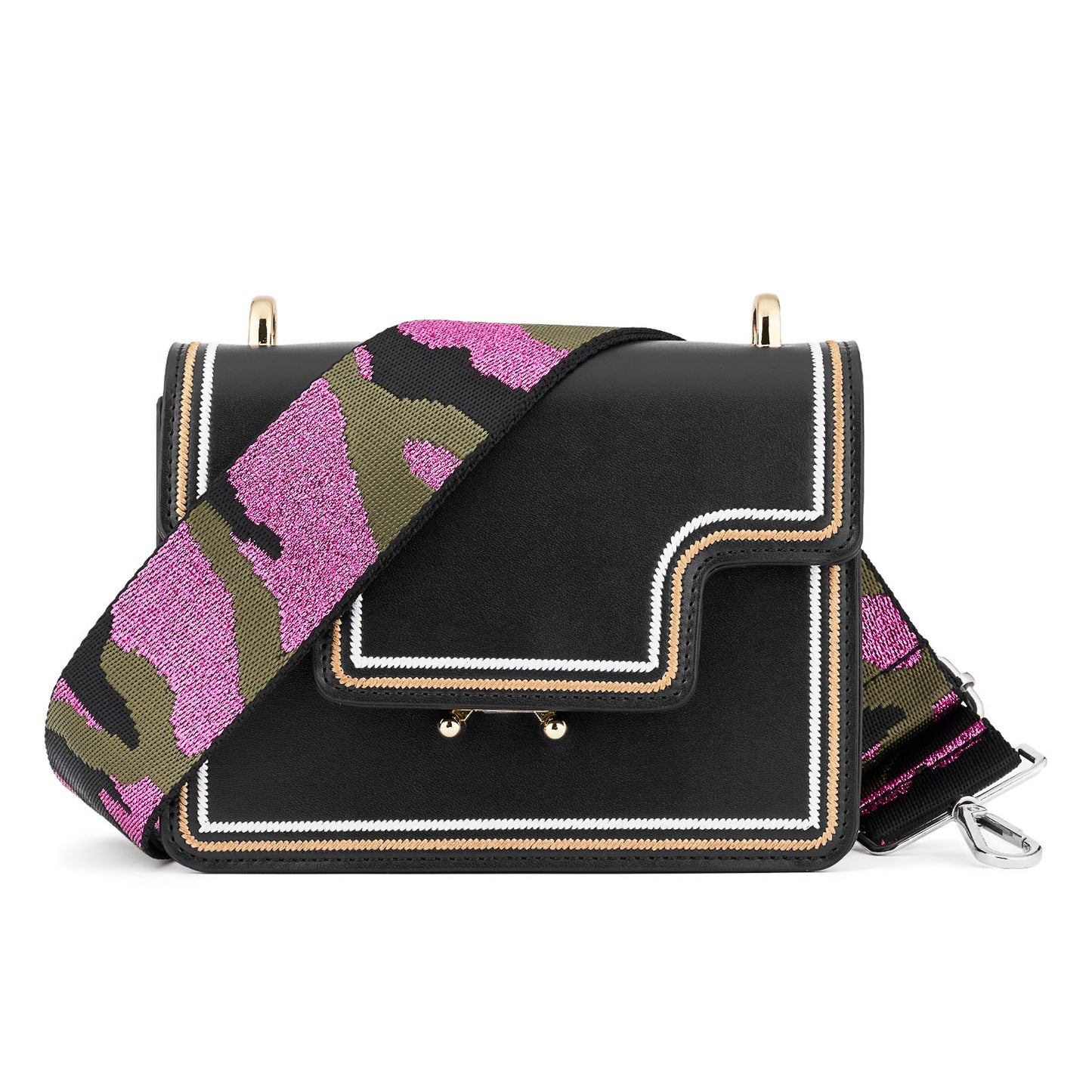 Wide Shoulder Strap Adjustable Replacement Belt Guitar Style Crossbody Bag Handbag Strap Multicolor Canvas Straps(wide: 1.97"(5CM),Long:49.2in)