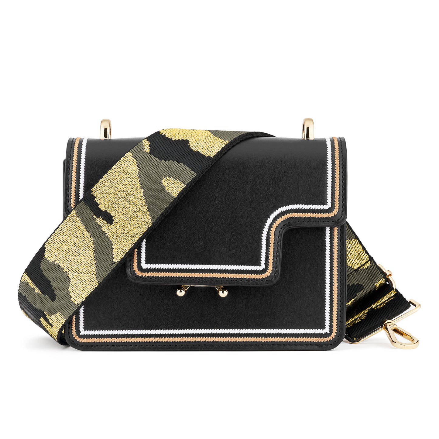 Wide Shoulder Strap Adjustable Replacement Belt Guitar Style Crossbody Bag Handbag Strap Multicolor Canvas Straps(wide: 1.97"(5CM),Long:49.2in)