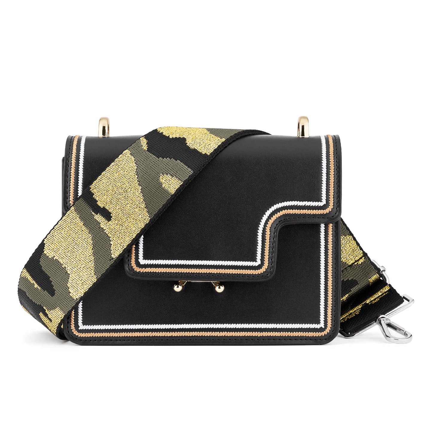 Wide Shoulder Strap Adjustable Replacement Belt Guitar Style Crossbody Bag Handbag Strap Multicolor Canvas Straps(wide: 1.97"(5CM),Long:49.2in)