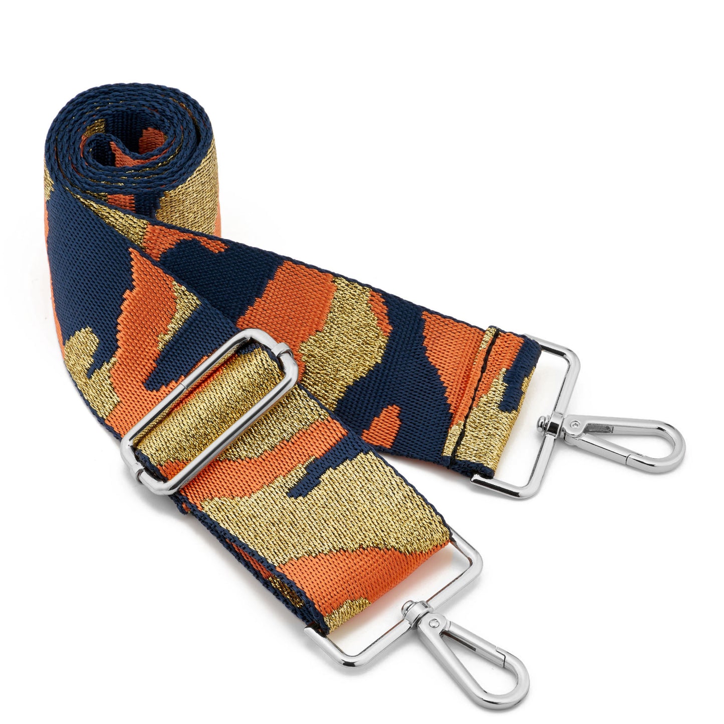 Wide Shoulder Strap Adjustable Replacement Belt Guitar Style Crossbody Bag Handbag Strap Multicolor Canvas Straps(wide: 1.97"(5CM),Long:49.2in)