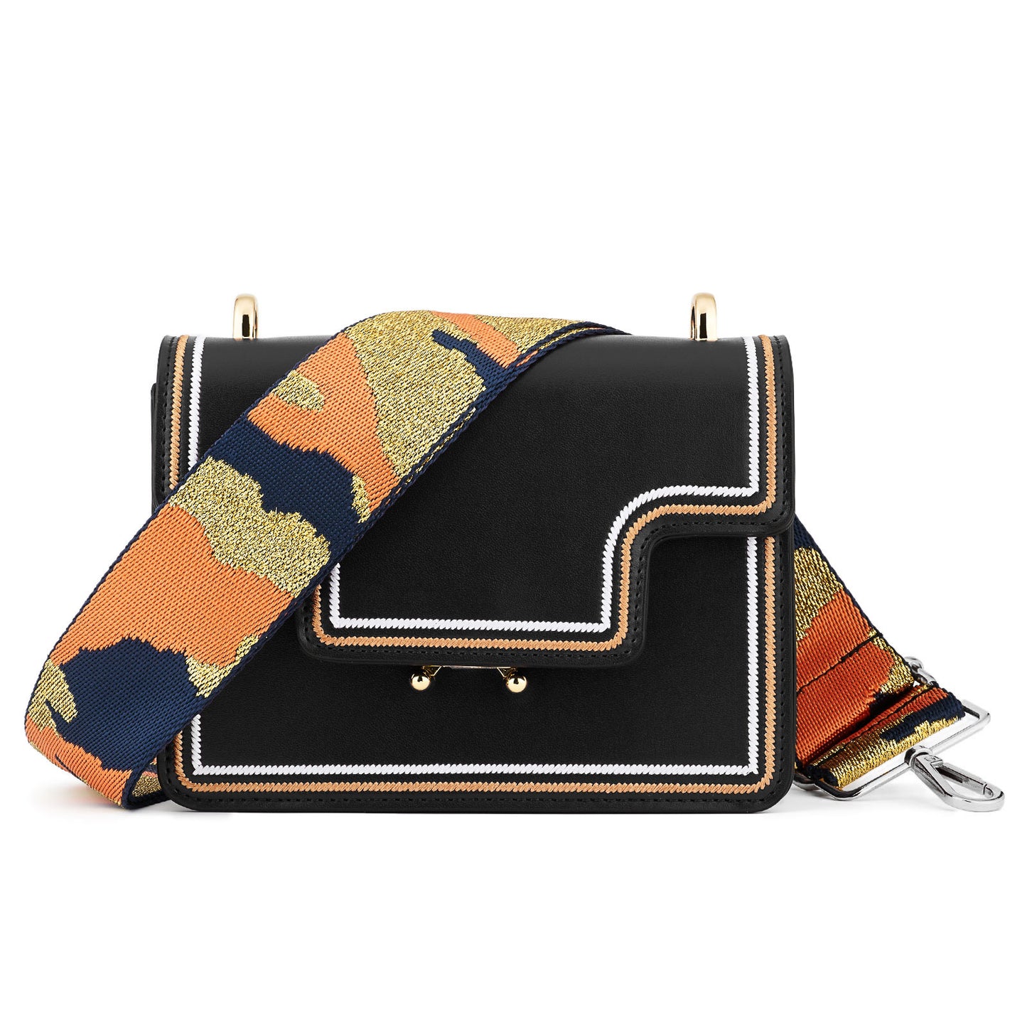 Wide Shoulder Strap Adjustable Replacement Belt Guitar Style Crossbody Bag Handbag Strap Multicolor Canvas Straps(wide: 1.97"(5CM),Long:49.2in)