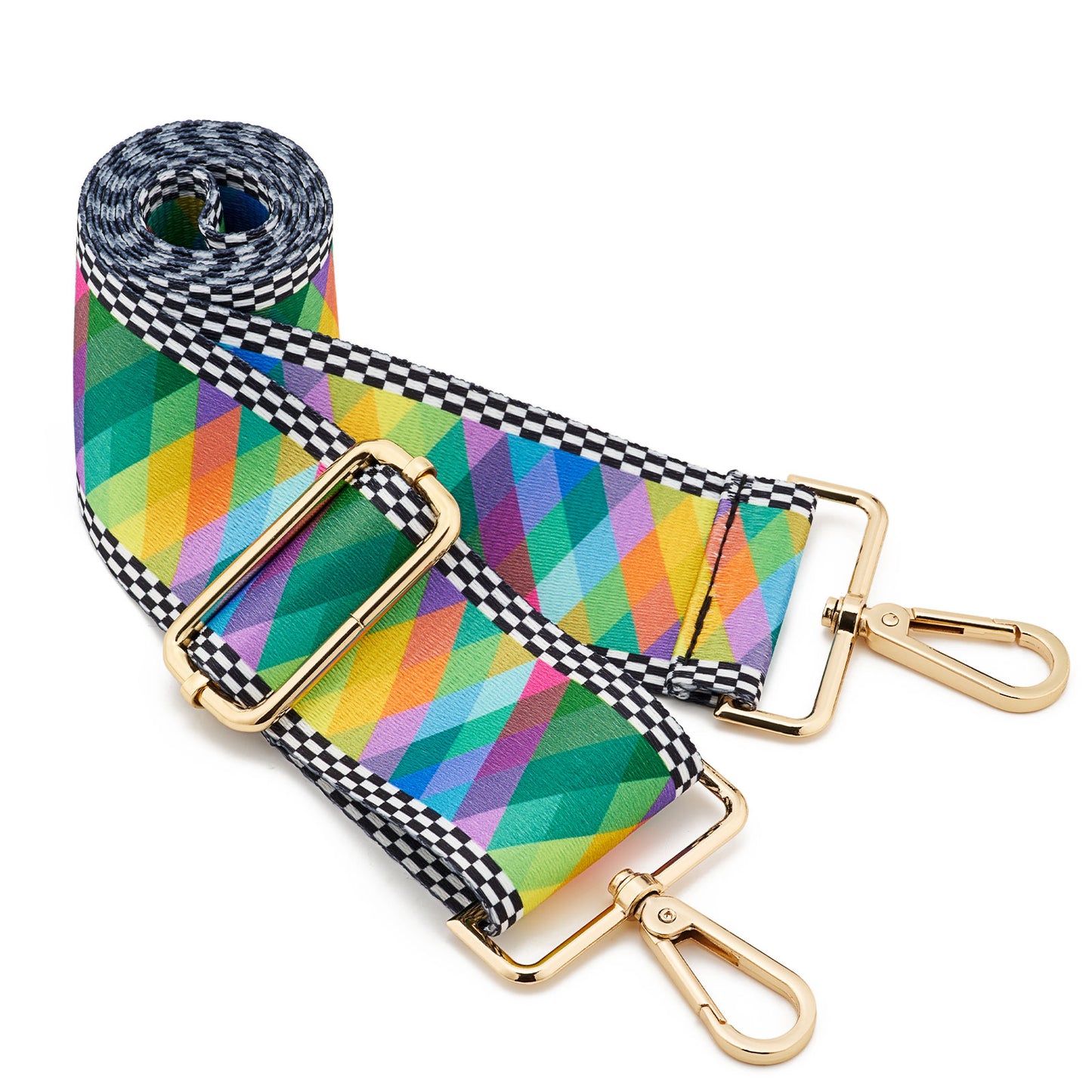 Wide Shoulder Strap Adjustable Replacement Belt Guitar Style Crossbody Bag Handbag Strap Multicolor Canvas Straps(wide: 1.97"(5CM),Long:49.2in