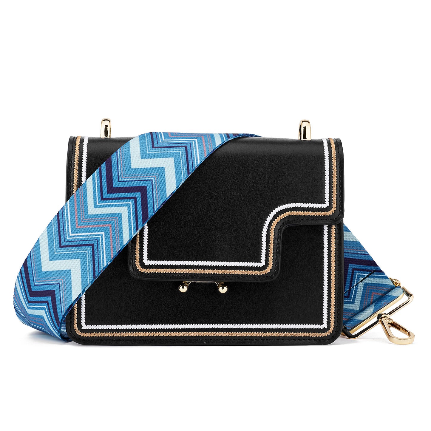 Wide Shoulder Strap Adjustable Replacement Belt Guitar Style Crossbody Bag Handbag Strap Multicolor Canvas Straps(wide: 1.97"(5CM),Long:49.2in