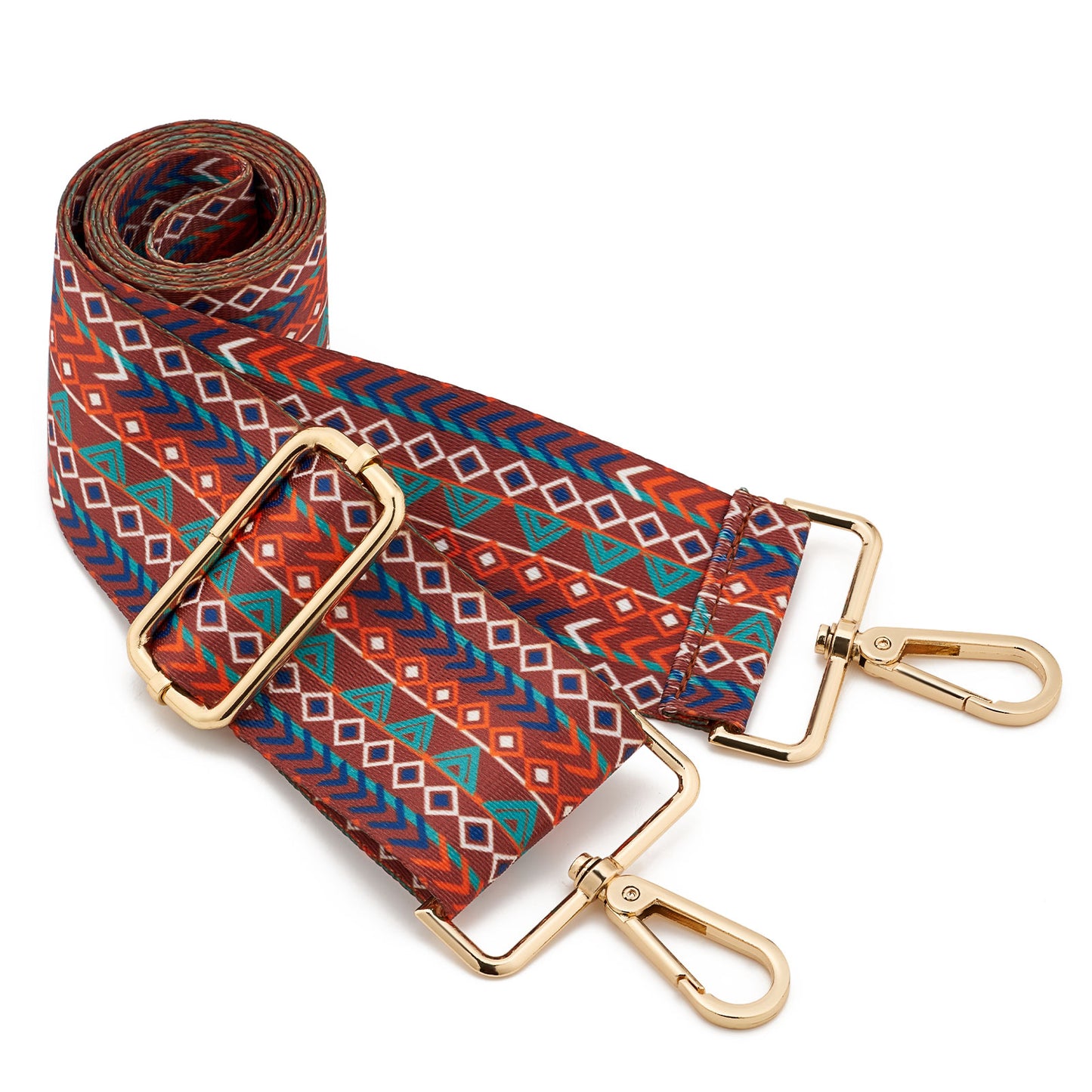 Wide Shoulder Strap Adjustable Replacement Belt Guitar Style Crossbody Bag Handbag Strap Multicolor Canvas Straps(wide: 1.97"(5CM),Long:49.2in