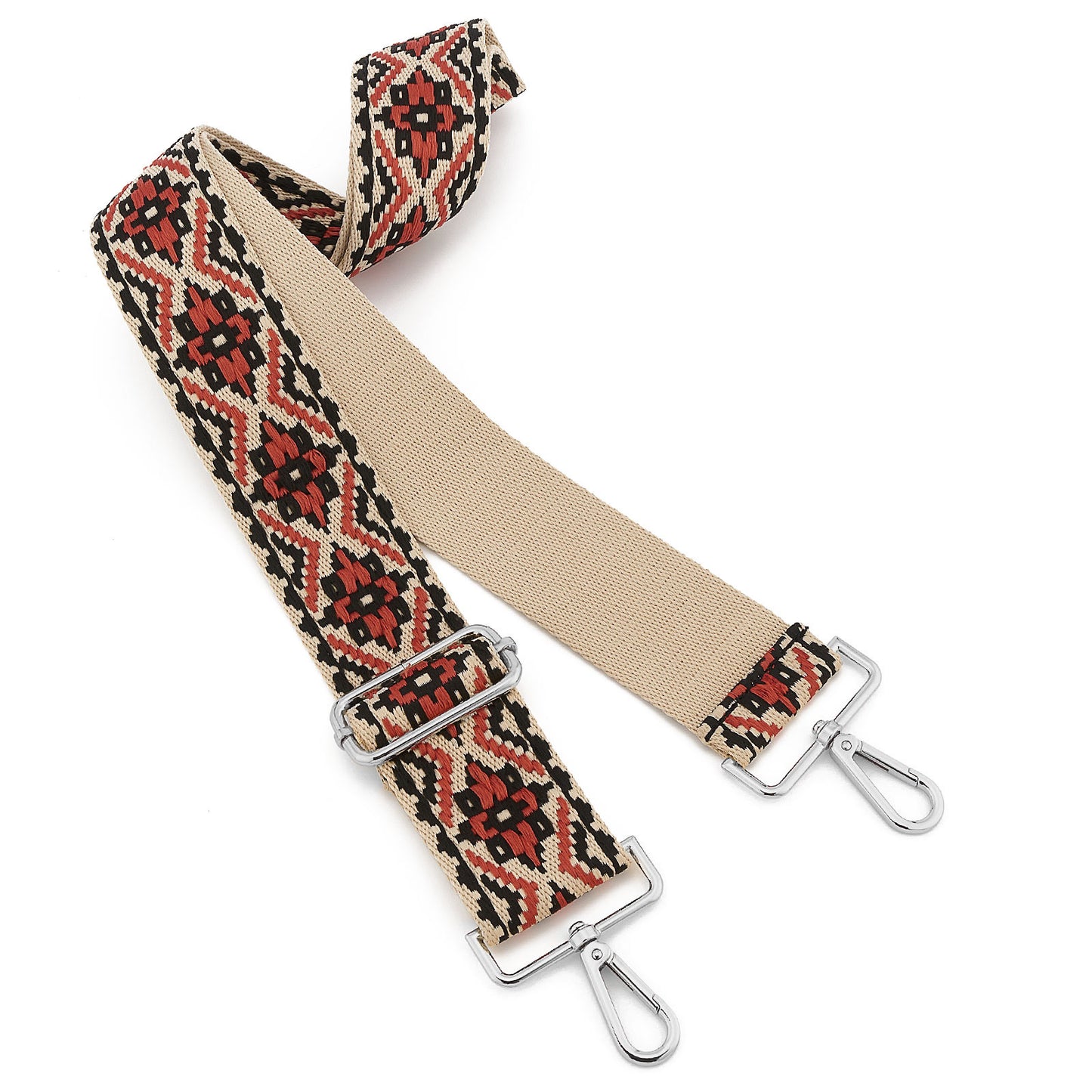Wide Shoulder Strap Adjustable Replacement Belt Guitar Style Crossbody Bag Handbag Strap Multicolor Canvas Straps(wide: 1.97"(5CM),Long:49.2in) (Color19)