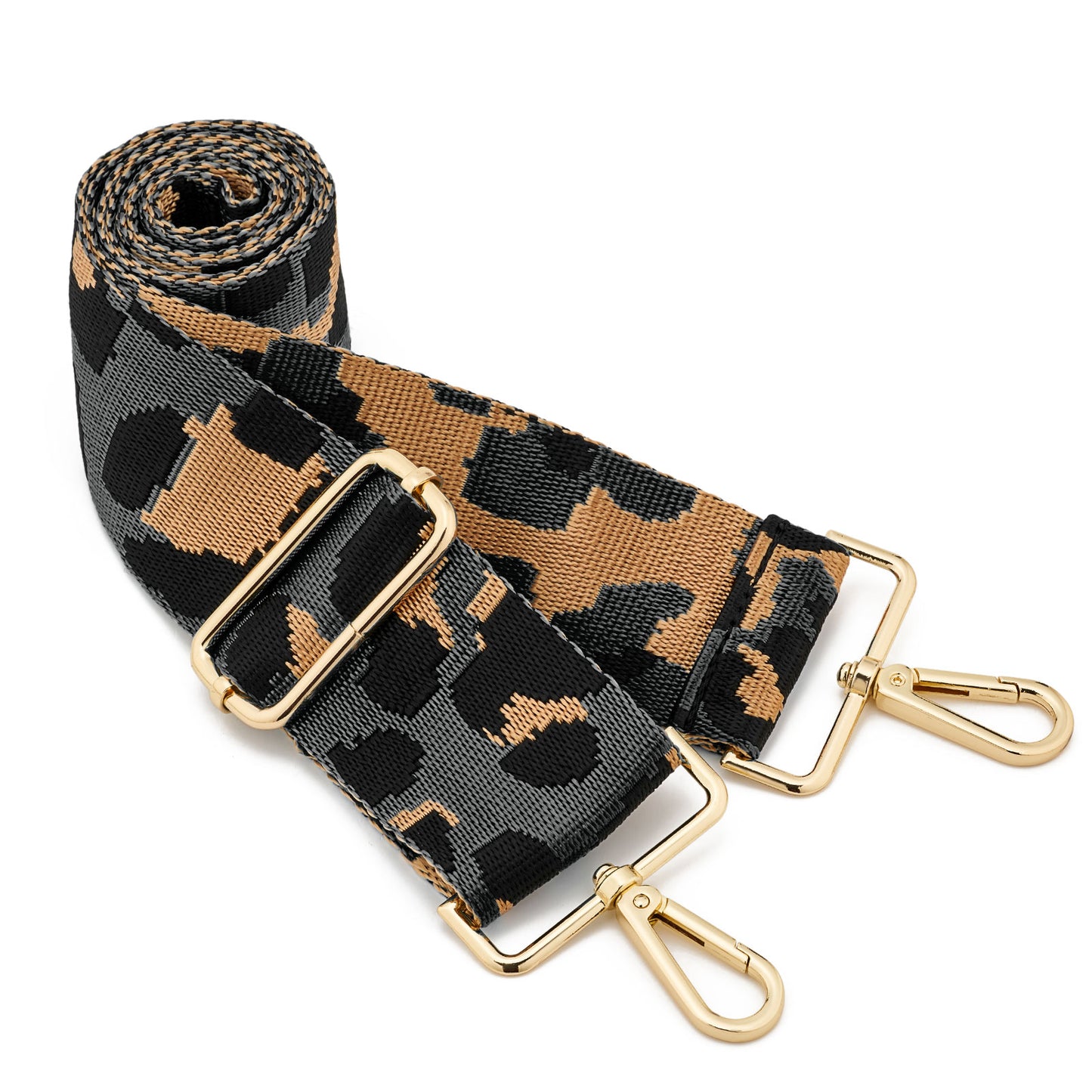 Wide Shoulder Strap Adjustable Replacement Belt Guitar Style Crossbody Bag Handbag Strap Multicolor Canvas Straps(wide: 1.97"(5CM),Long:49.2in)