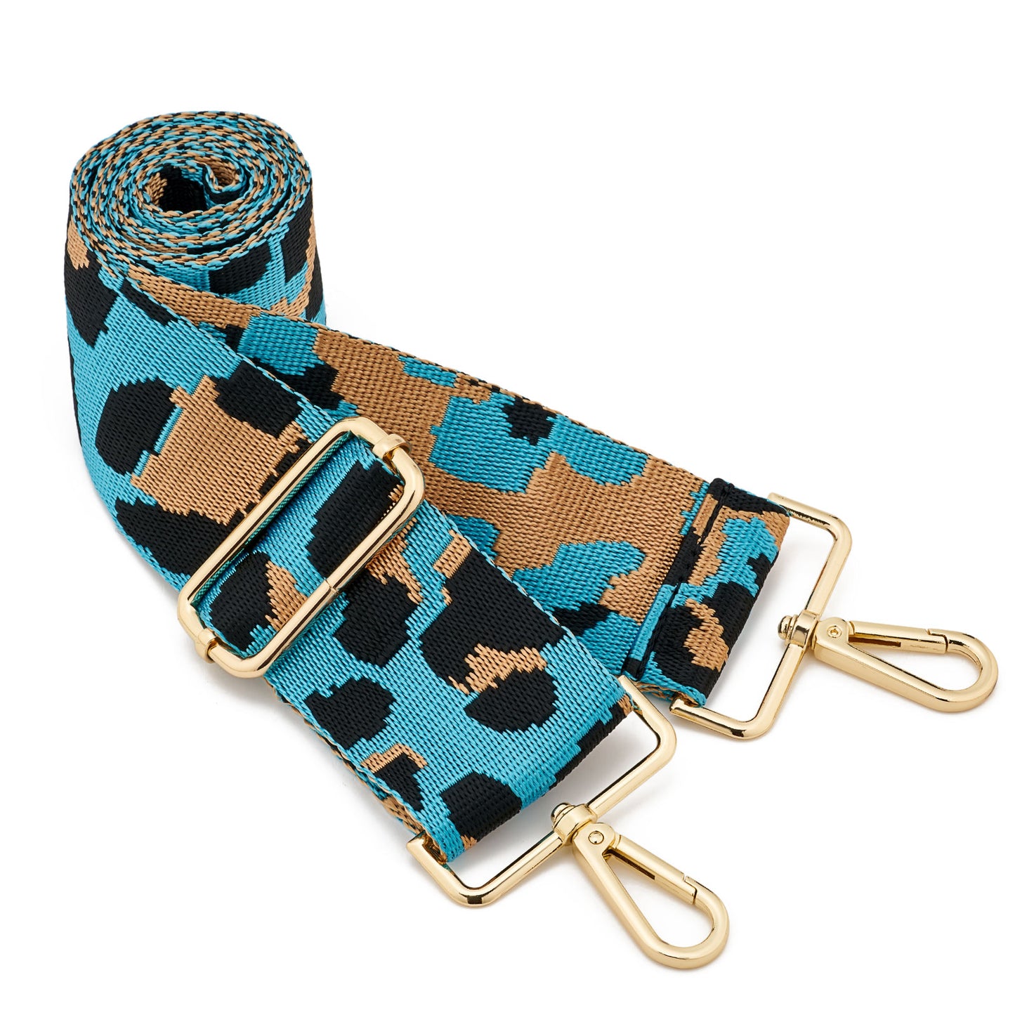 Wide Shoulder Strap Adjustable Replacement Belt Guitar Style Crossbody Bag Handbag Strap Multicolor Canvas Straps(wide: 1.97"(5CM),Long:49.2in)