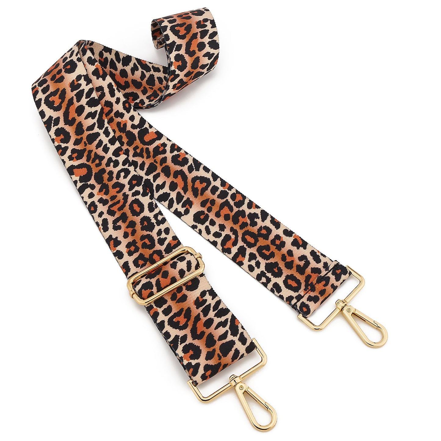 Wide Shoulder Strap Adjustable Replacement Belt Guitar Style Crossbody Bag Handbag Strap Multicolor Canvas Straps(wide: 1.97"(5CM),Long:49.2in)Leopard4