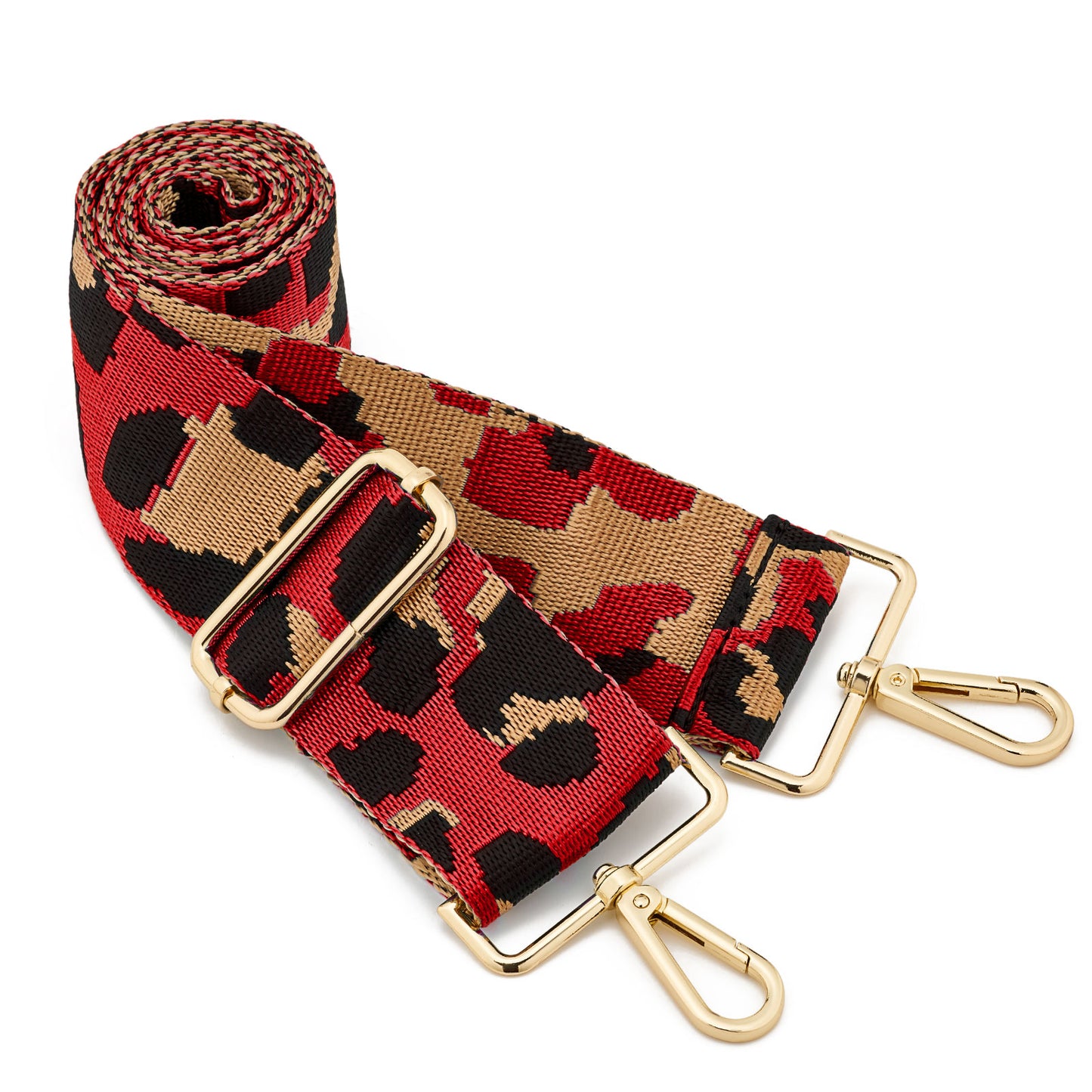 Wide Shoulder Strap Adjustable Replacement Belt Guitar Style Crossbody Bag Handbag Strap Multicolor Canvas Straps(wide: 1.97"(5CM),Long:49.2in)