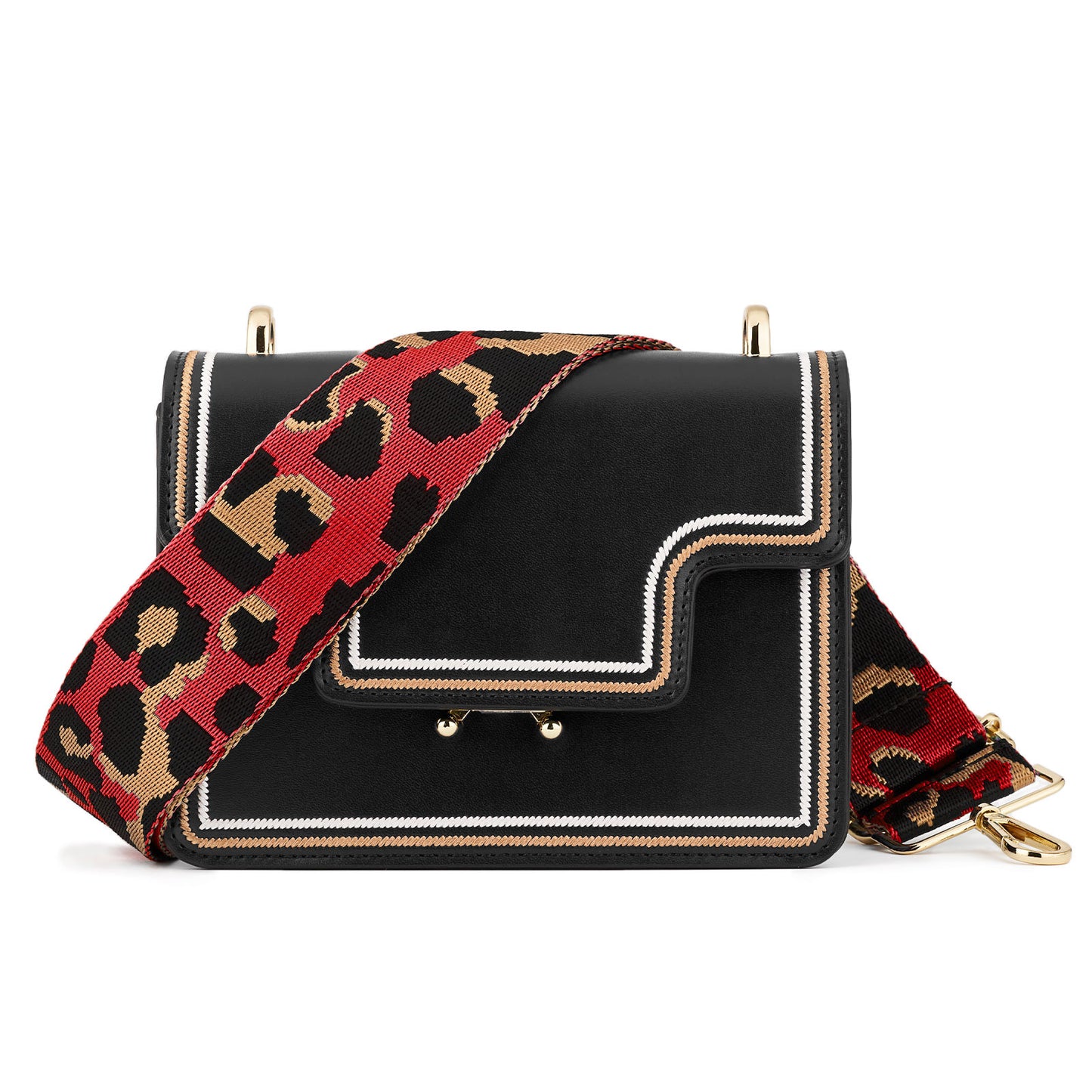 Wide Shoulder Strap Adjustable Replacement Belt Guitar Style Crossbody Bag Handbag Strap Multicolor Canvas Straps(wide: 1.97"(5CM),Long:49.2in)