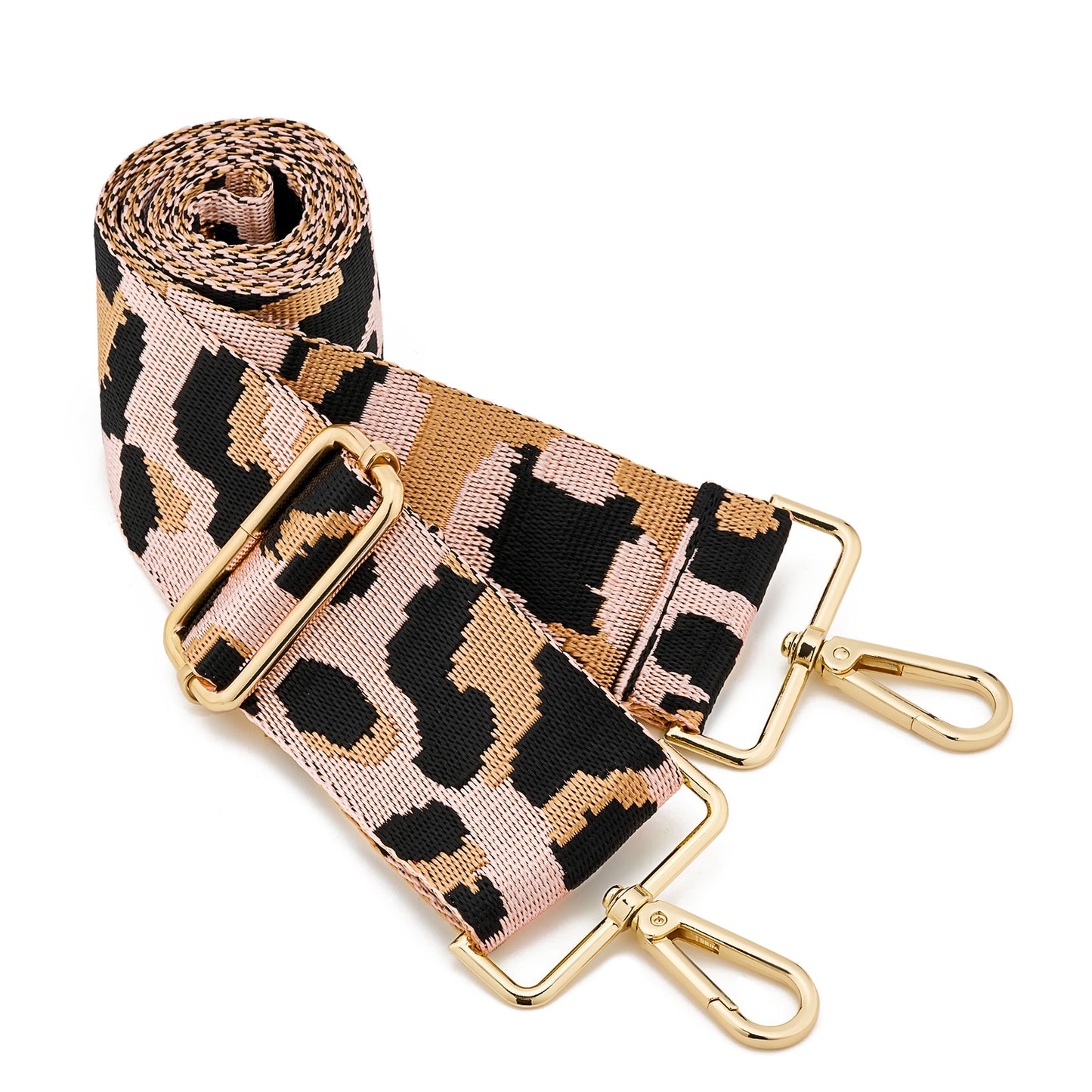 Wide Shoulder Strap Adjustable Replacement Belt Guitar Style Crossbody Bag Handbag Strap Multicolor Canvas Straps(wide: 1.97"(5CM),Long:49.2in)