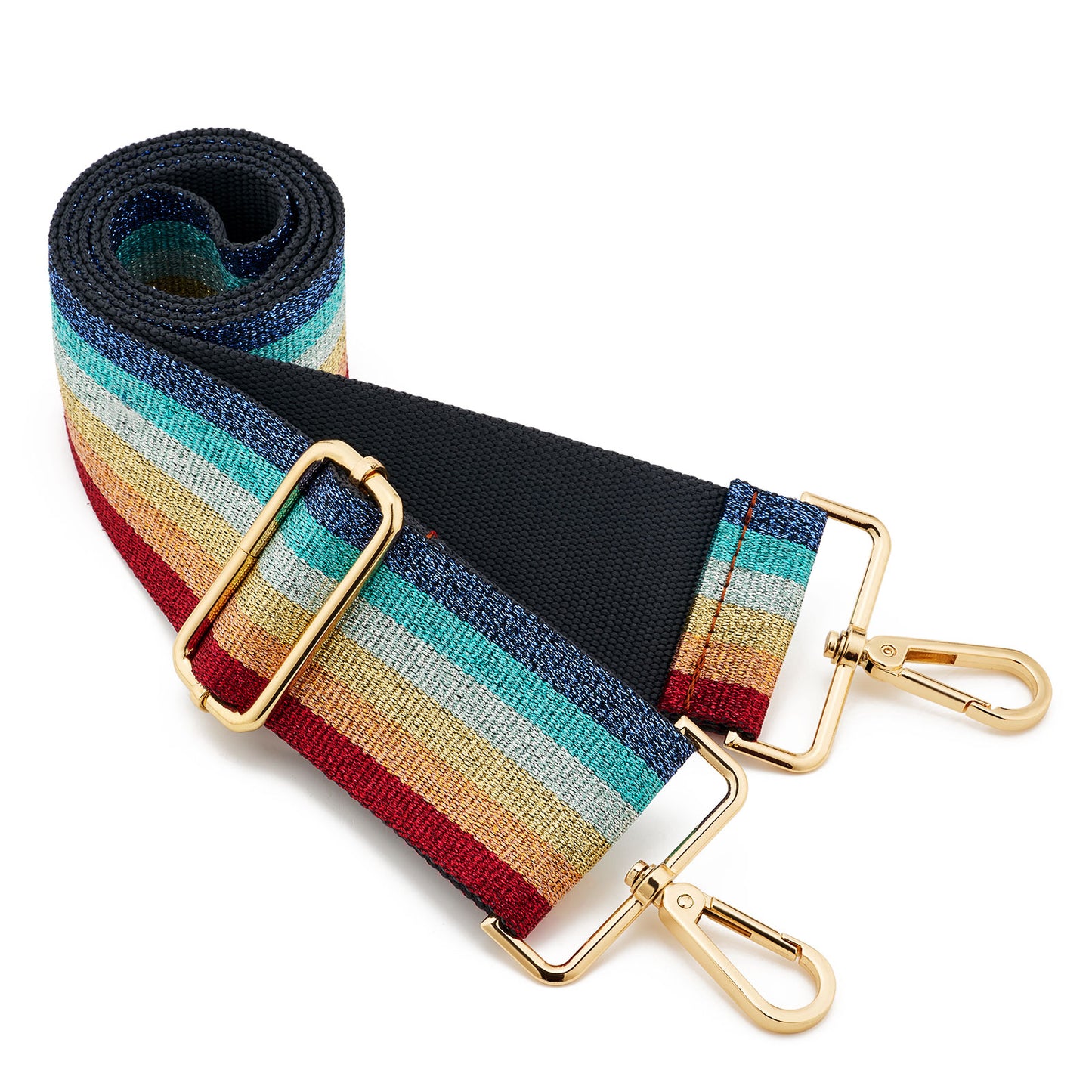 Wide Shoulder Strap Adjustable Replacement Belt Guitar Style Crossbody Bag Handbag Strap Multicolor Canvas Straps(wide: 1.97"(5CM),Long:49.2in