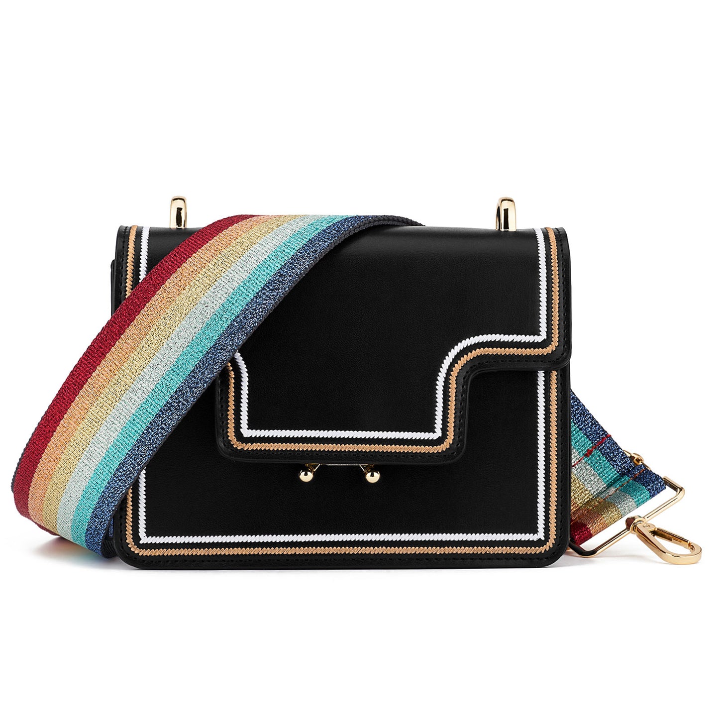 Wide Shoulder Strap Adjustable Replacement Belt Guitar Style Crossbody Bag Handbag Strap Multicolor Canvas Straps(wide: 1.97"(5CM),Long:49.2in
