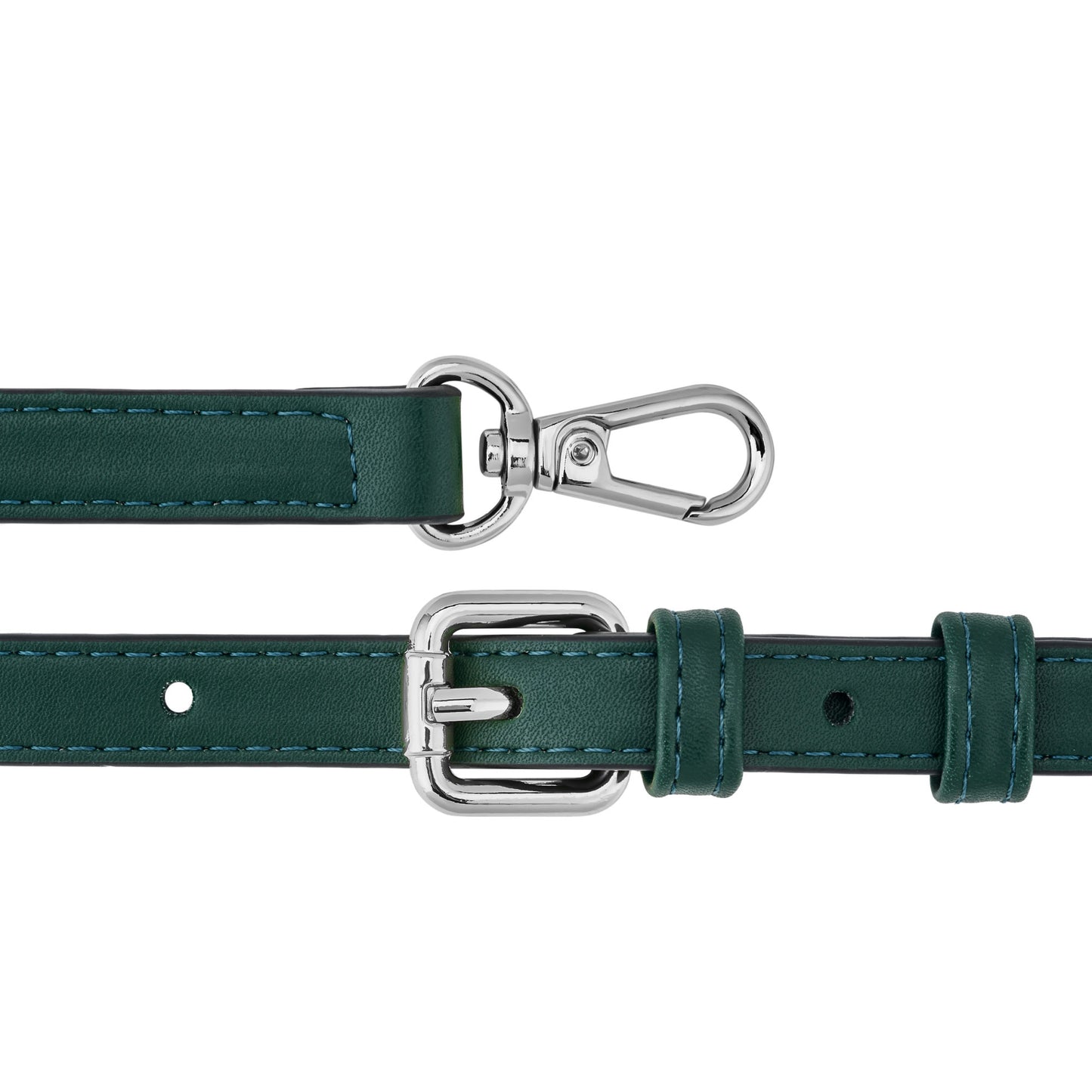 Purse Strap Universal Adjustable with No Punching Buckle Bag Shoulder Strap Cross  Body Strap for Small Bag Briefcase Purse DIY Modification Green 