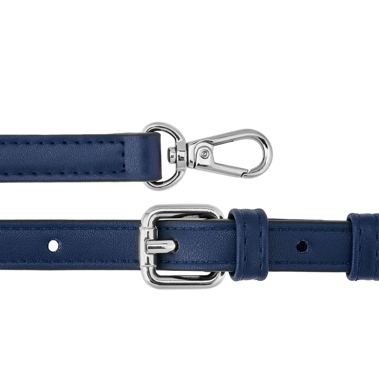 Louis Vuitton Blue Leather Adjustable Shoulder Bag Strap Louis